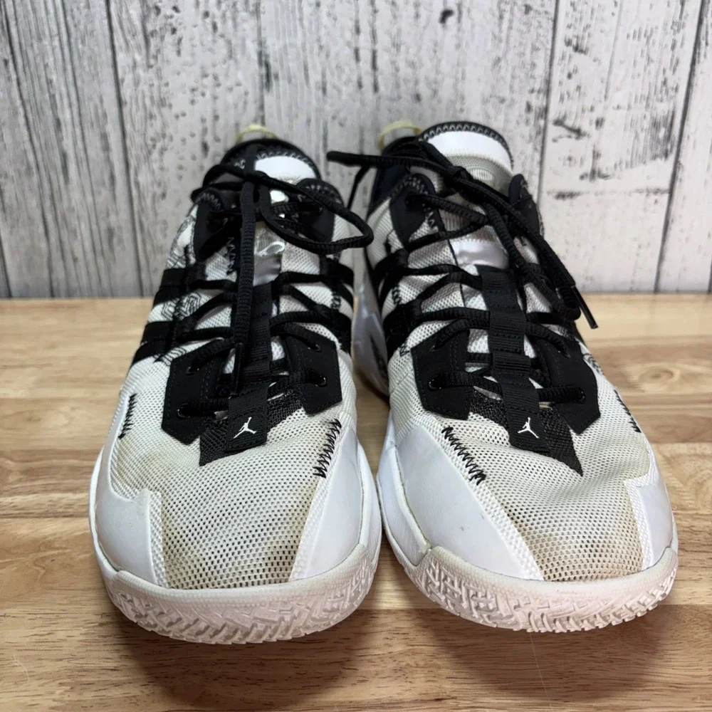 Nike Air Jordan One Take 2 Men's 10 Basketball Sneakers White Black CW2457 100